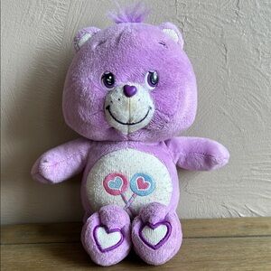 Care Bear Share Bear Purple Plush Bear Toy